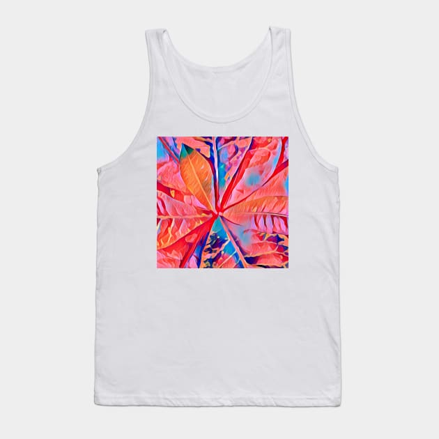 Rubber Plant Abstracted Tank Top by DANAROPER